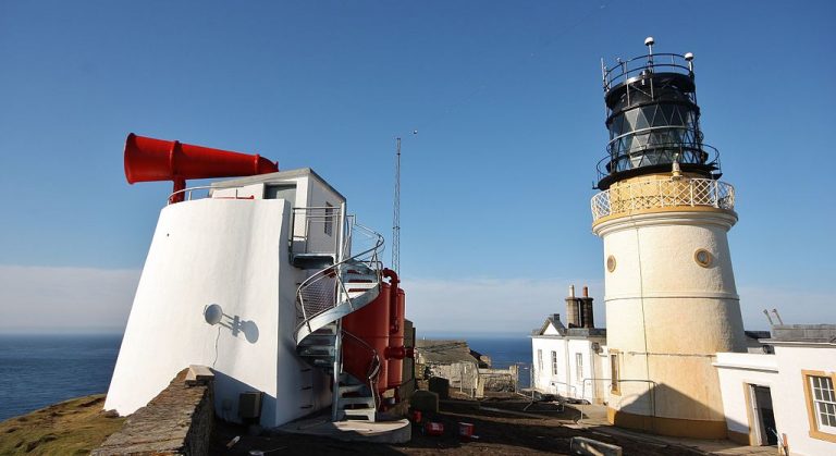 …und nun, ohne besonderen Anlaß, ein Nebelhorn auf den Shetland-Inseln